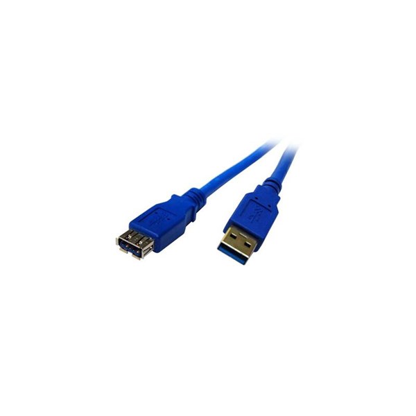 Dynamix USB 3.0 Type A Male to Type A Female Blue Extension Cable - 2m