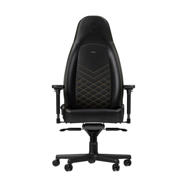 Noblechairs ICON Series Faux Leather Gaming Chair - Black/Gold