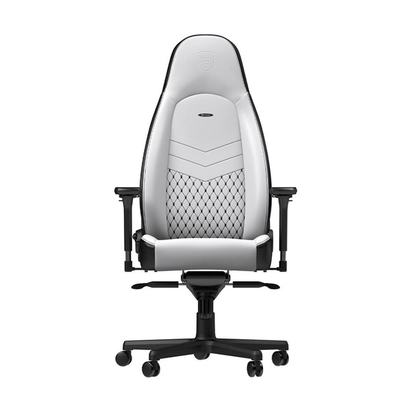 Noblechairs ICON Series Faux Leather Gaming Chair - White/Black