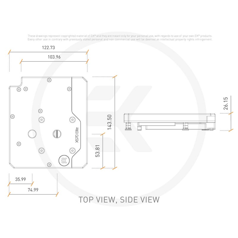 EKWB EK-Quantum Momentum Aorus X570 Elite D-RGB - Plexi - pr_285682