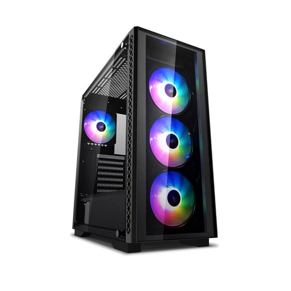 Deepcool MATREXX 50 ARGB 4 Fan Mid Tower Case - TG Black