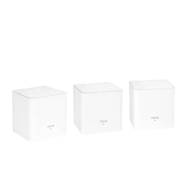 Tenda MW3 AC1200 Mesh WiFi Router, 2FE, 300sqm - 3 Pack