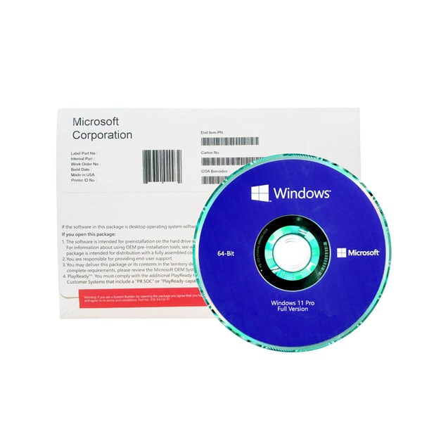 Microsoft Windows 11 Pro DVD 64 Bit - OEM