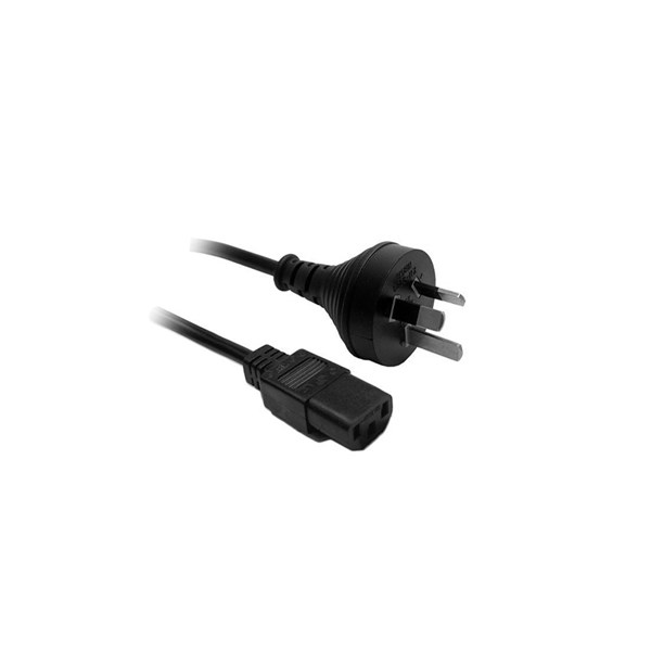 Dynamix 3-Pin Plug To IEC C13 Female Plug 10A Black - 5m