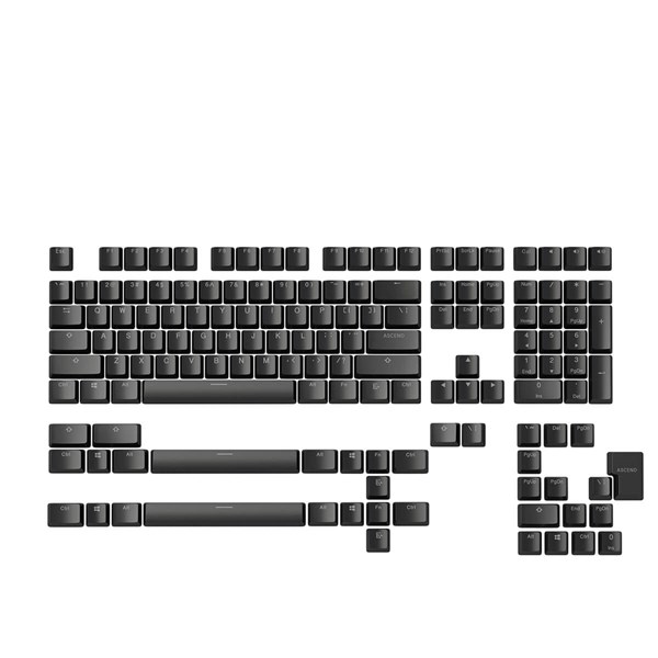 Glorious Doubleshot ABS 104-Key Keycap Set - Black