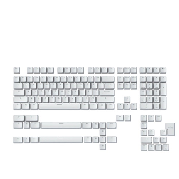 Glorious Doubleshot ABS 104-Key Keycap Set - White