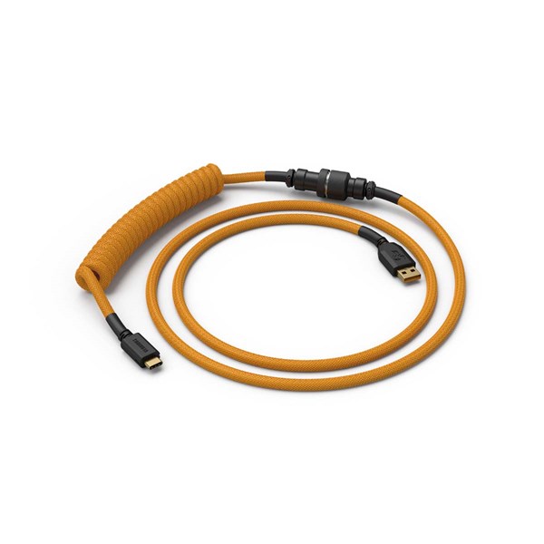 Glorious Coiled Cable - Glorious Gold (USB-C with Aviator Connectors)