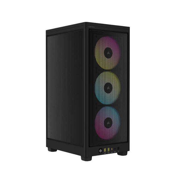 Corsair iCUE 2000D RGB Airflow Mini-ITX Tower - Black