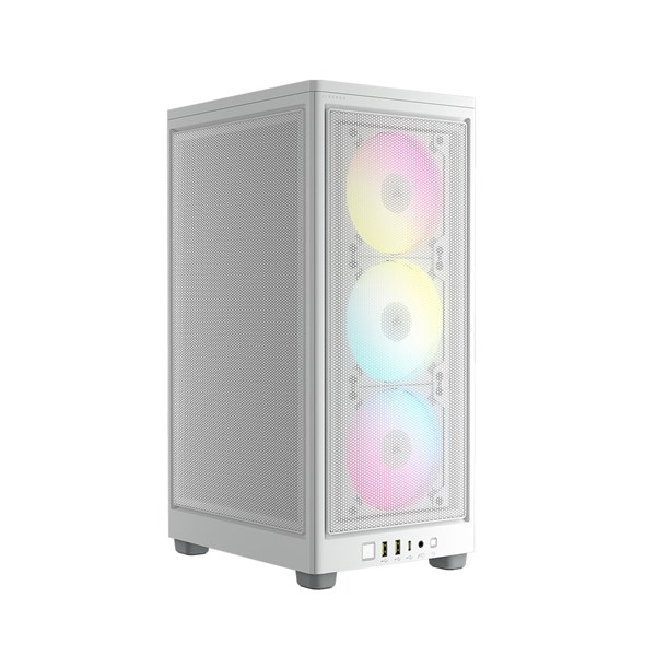 Corsair iCUE 2000D RGB Airflow Mini-ITX Tower - White