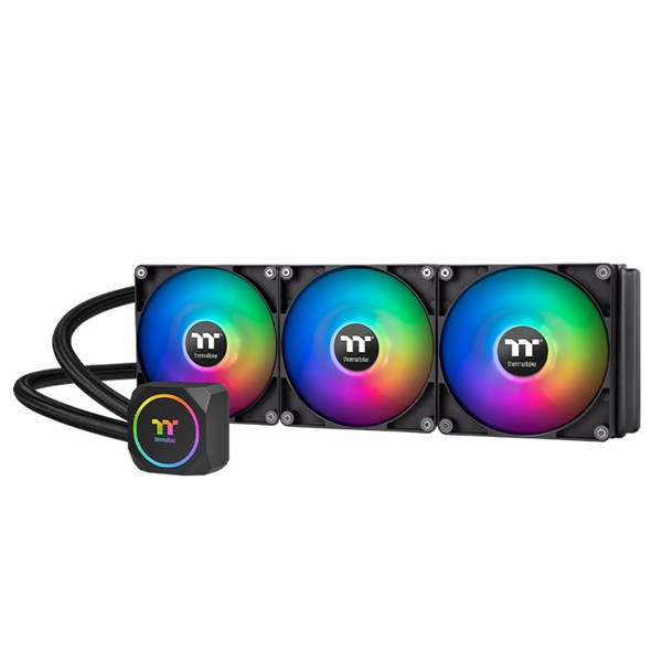 Thermaltake TH420 420mm ARGB AIO Liquid CPU Cooler - Black