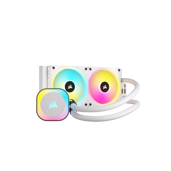 Corsair iCUE LINK H100i RGB White 240mm AIO Liquid CPU Cooler