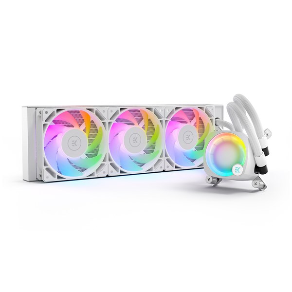 EKWB EK-Nucleus CR360 Lux D-RGB 360mm AIO CPU Cooler - White