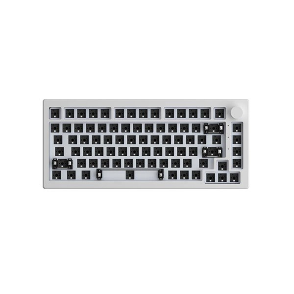 Akko 5075S VIA 75% RGB Barebones Mechanical Keyboard DIY Kit - Moonlight White