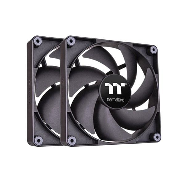 Thermaltake CT120 PC Cooling Fan Black Edition - 2 Fan Pack