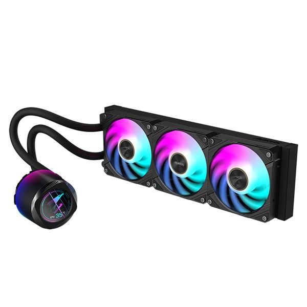 Gigabyte AORUS WATERFORCE X II 360 LCD Display 360mm AIO Liquid CPU Cooler