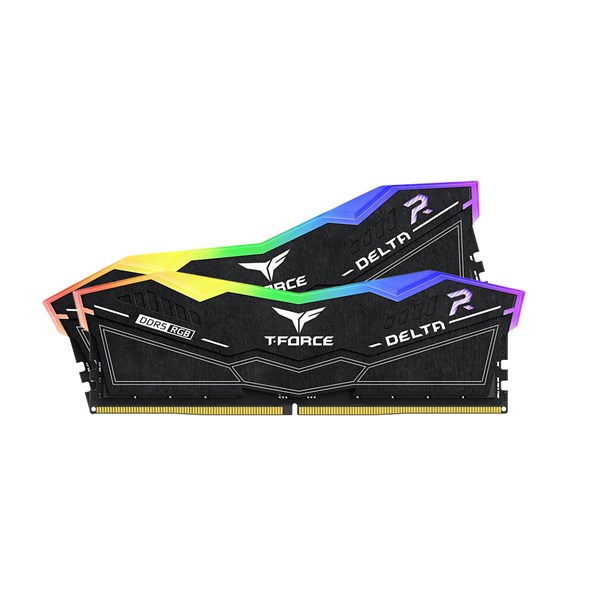 TeamGroup T-Force Delta RGB 32GB (2x16GB) DDR5-6000 CL30 Memory Black