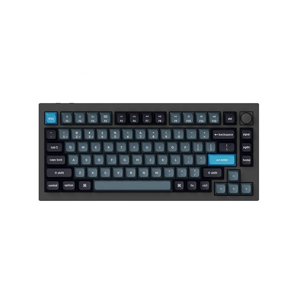 Keychron Q1 Pro Q1P-M4 Knob QMK 75% RGB Hot-Swappable Wireless Mechanical Keyboard - K Pro Banana Switch