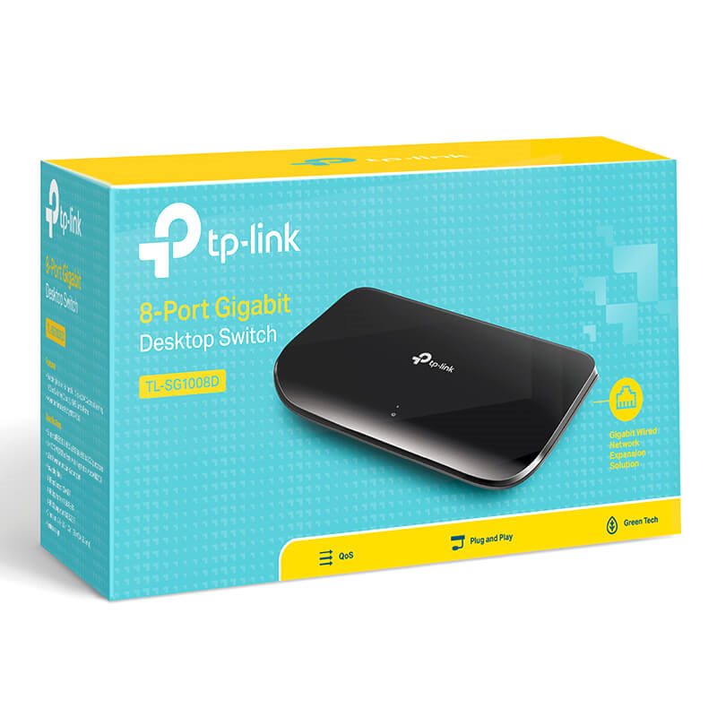 TP-Link TL-SG1008D 8-Port Gigabit Desktop Switch  4